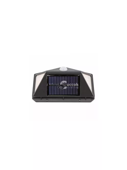 Napelemes kültéri LED lámpa 100 LED-del és alkonyat érzékelővel energiatakarékos világításhoz