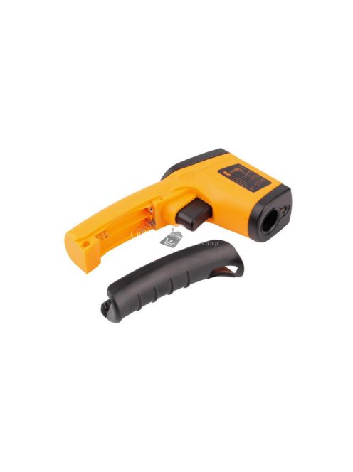 Érintésmentes lézeres hőmérő -50°C és +380°C közötti mérési tartománnyal