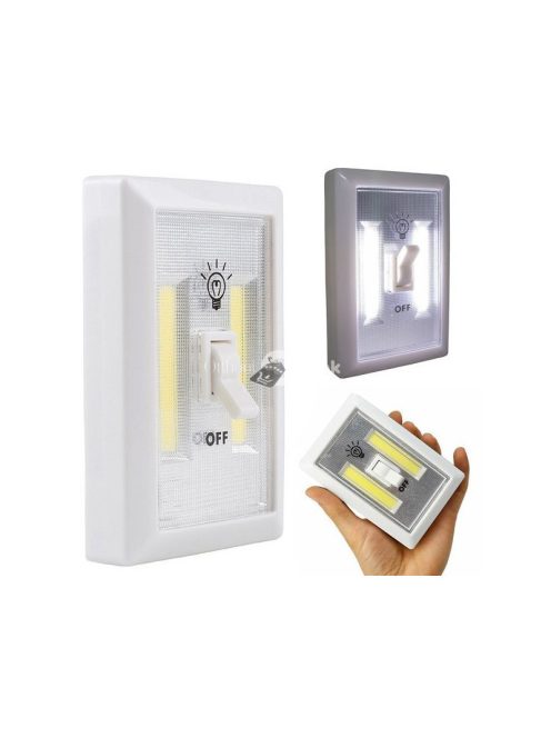 Vezeték nélküli LED COB lámpa kapcsolóval, mágnessel és hordozható kialakítással