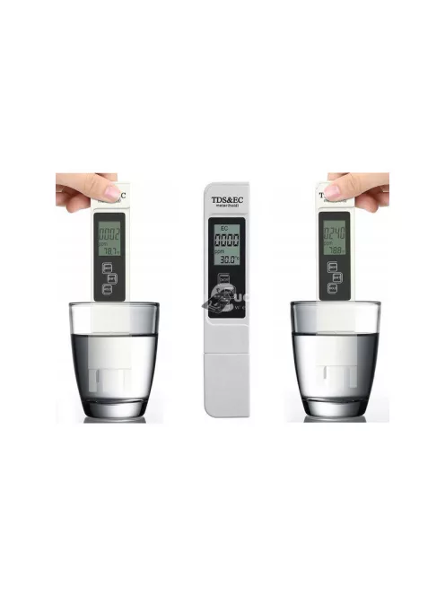 TDS EC Osmosis Vízkeménység és Hőmérséklet Mérő Készülék