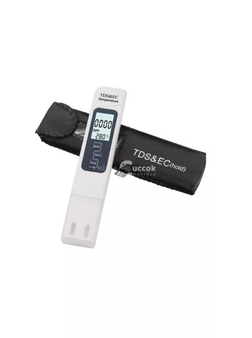TDS EC Osmosis Vízkeménység és Hőmérséklet Mérő Készülék