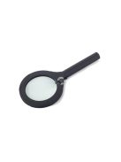 Kézi olvasólupa 3x nagyítással, SMD LED világítással, üveglencsével olvasáshoz és részletvizsgálathoz