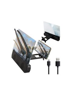   Nagyító Lencse Nézőképernyős Telefonhoz Hangszóróval és Bluetooth Kapcsolattal – Praktikus Kijelző Nagyító Mobil Készülékekhez