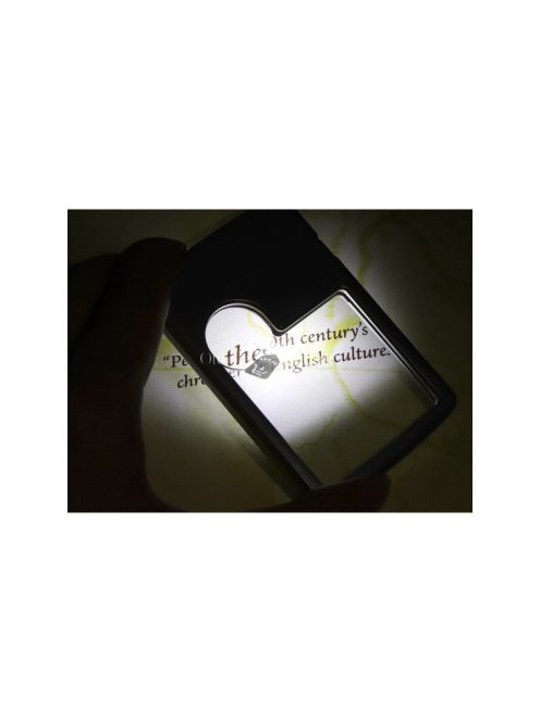 Olvasólámpa 3x és 6x nagyítással, állítható fényerővel és fókuszálható lencsékkel