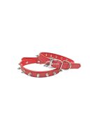 Tüskés kutya nyakörv öko bőr, állítható méretű, tartós és stílusos kiegészítő kutyáknak