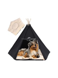   Indián sátor stílusú kutyaház és macska kennel - kényelmes kisállat ágy