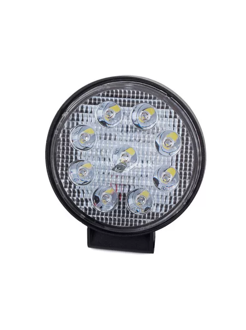 Munkalámpa halogén kör alakú 9 LED 27W nagy teljesítményű keresőfény kültéri és ipari használatra