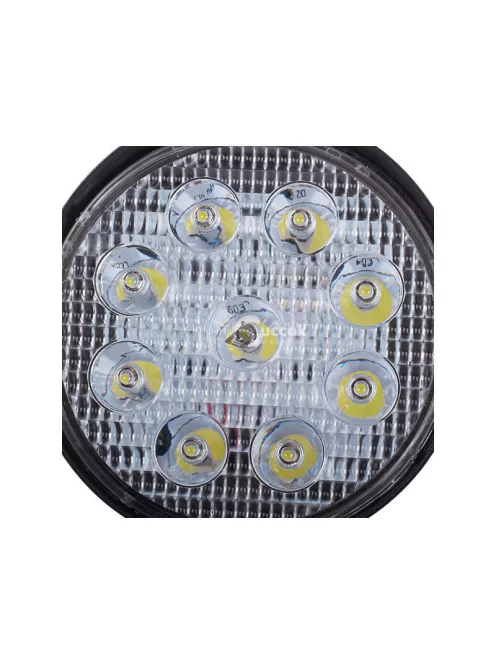 Munkalámpa halogén kör alakú 9 LED 27W nagy teljesítményű keresőfény kültéri és ipari használatra
