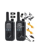 Baofeng BF-T17 rádiókészülék szett 2db - hosszú hatótávolságú walkie talkie kommunikátor készlet