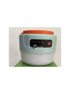 Napelemes túrázó sátor lámpa USB töltős LED világítással kültéri használatra