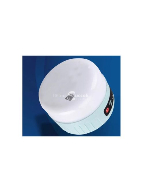 Napelemes túrázó sátor lámpa USB töltős LED világítással kültéri használatra