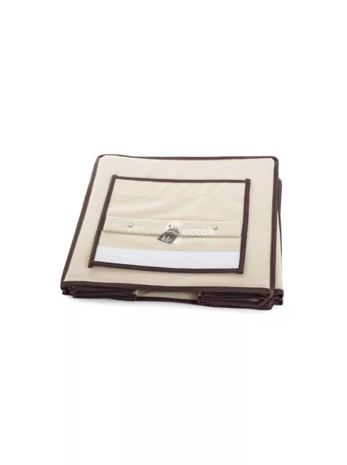 Ruhatárszervező függő polcos 5 polccal, 100 cm hosszú, praktikus tárolórendszer szekrénybe