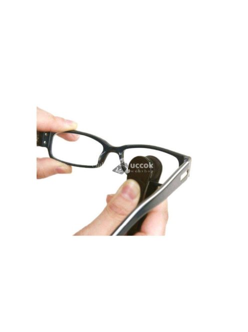 Szemüvegtisztító kulcstartó mikroszálas kendővel - Praktikus és hatékony tisztítás szemüvegekhez és optikai lencsékhez