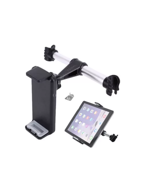 Autós fejtámla tartó táblagéphez és telefonhoz - Univerzális tablet és mobiltelefon tartó autóba