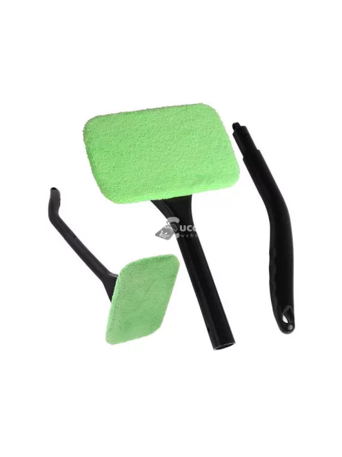 Univerzális mikroszálas ablaktörlő és ablakmosó kefe - ablaktisztító eszköz hosszú nyéllel