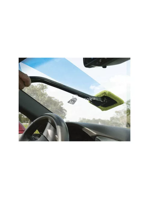Univerzális mikroszálas ablaktörlő és ablakmosó kefe - ablaktisztító eszköz hosszú nyéllel