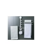 Forgatható fürdőszobai törölközőtartó 4 karos dizájnnal és karácsonyfaág alakú elemekkel