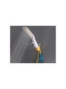 Zuhanyszett szívókorongos tartóval - fürdőszobai kiegészítő a zuhanyfej kényelmes tárolásához