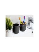 Fürdőszoba Szett 6 az 1-ben – Fekete WC Fogantyúval és Kukával