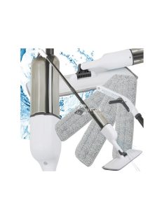   Könnyen tisztítható lapos felmosó spray fejjel és tartalék patrontartóval, hatékony padlóápolásra