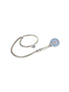 Zuhanykészlet kézi zuhanyfejjel, 3 funkciós állítható zuhanytartóval és flexibilis tömlővel fürdőszobai használatra