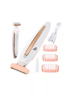   Testszőrzet eltávolító bikini borotva hölgyeknek, USB újratölthető dizájnnal