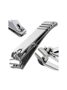   Erős acél körömcsipesz krómozott kivitelben - Manikűr és körömápolás eszköz