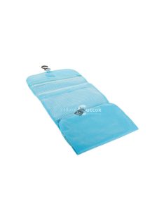   Összecsukható sminktáska függő fürdőszobai szervező akasztóval, praktikus utazási kiegészítővel