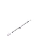 Nemesacél körömápoló spatula és kaparó eszköz hibrid manikűrhöz és pedikűrhöz