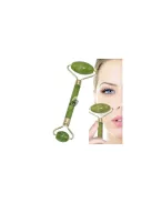 Jáde görgős arc masszírozó természetes jáde kövekkel arcápoláshoz és ránctalanításhoz, pihentető masszázs eszköz.