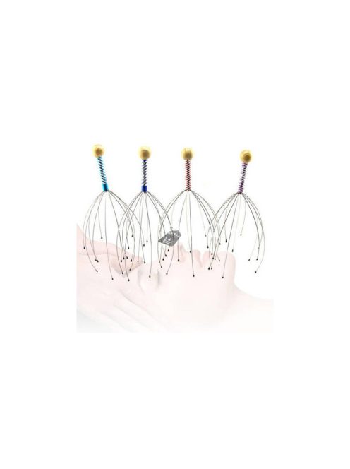 Ayurvédikus Relaxáló Kézi Fejmasszírozó Stresszoldáshoz és Fejfájás Enyhítéséhez