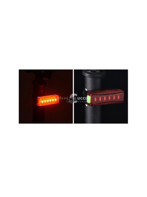 Hátsó Kerékpár LED Lámpa USB Töltésű Biztonsági Bicikli Lámpa