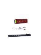 Hátsó Kerékpár LED Lámpa USB Töltésű Biztonsági Bicikli Lámpa