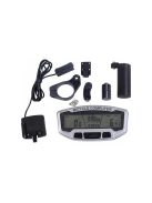 Vízálló LCD kerékpár számláló 28 funkcióval - kerékpáros sebességmérő és távolságmérő eszköz