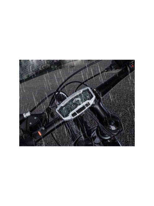 Vízálló LCD kerékpár számláló 28 funkcióval - kerékpáros sebességmérő és távolságmérő eszköz