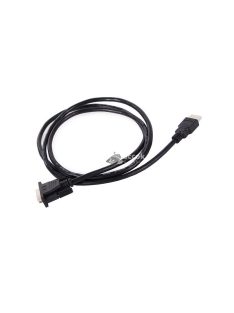   Aranyozott VGA - HDMI átalakító kábel, 2 méter, Full HD kompatibilis csatlakozókkal - D-sub kábel