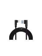 1 méteres USB-C típusú szögletes Quick Charge töltőkábel telefonhoz