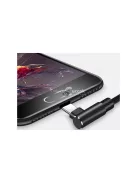 1 méteres USB-C típusú szögletes Quick Charge töltőkábel telefonhoz
