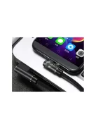 1 méteres USB-C típusú szögletes Quick Charge töltőkábel telefonhoz