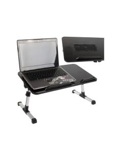   Összecsukható Laptop Asztal Beépített Hűtőventilátorral Kényelmes Használathoz