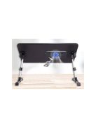 Összecsukható Laptop Asztal Beépített Hűtőventilátorral Kényelmes Használathoz