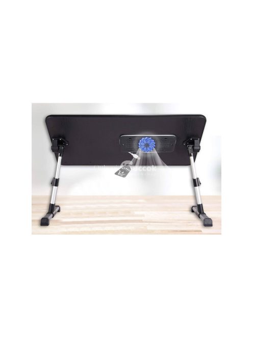 Összecsukható Laptop Asztal Beépített Hűtőventilátorral Kényelmes Használathoz