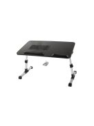 Összecsukható Laptop Asztal Beépített Hűtőventilátorral Kényelmes Használathoz