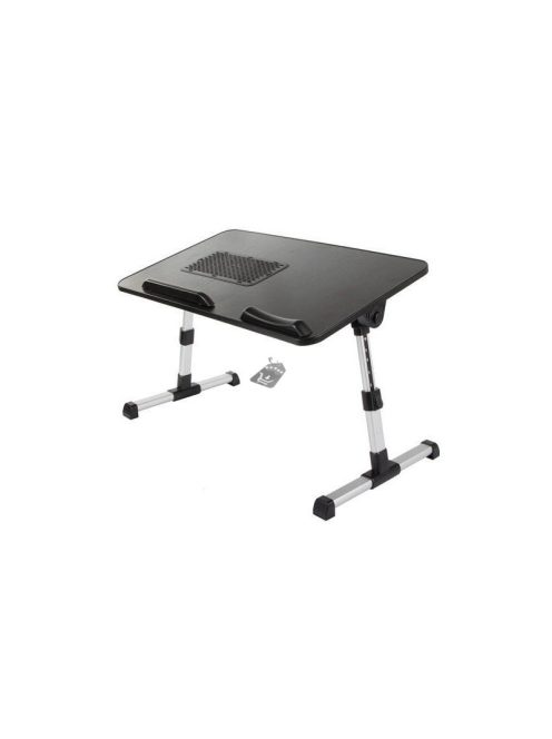 Összecsukható Laptop Asztal Beépített Hűtőventilátorral Kényelmes Használathoz