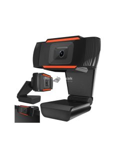   Teljes HD 1080p webkamera beépített mikrofonnal, videóhívásokhoz és streameléshez