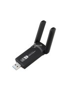 Wi-Fi hálózati adapter USB 3.0 1300Mbps Dual Band - Gyors internetkapcsolat számítógépekhez és laptopokhoz.