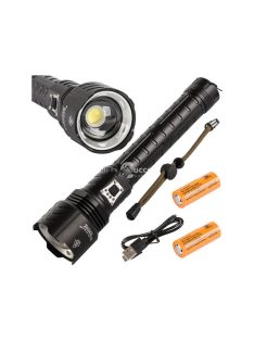   Katonai nagy teljesítményű Cree XHP160 LED zseblámpa kültéri és taktikai használatra