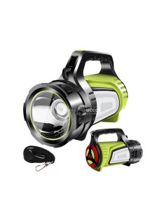   Újratölthető LED zseblámpa kereső lámpa powerbank funkcióval - erősített változat kültéri használatra