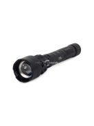 Erős taktikai LED zseblámpa XHP50 zoom funkcióval és USB csatlakozással kültéri használatra.