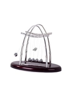   Pendulum golyók Newton íróasztali dísz XL méretben - dekoratív és oktató jellegű fizikai demonstrációs eszköz